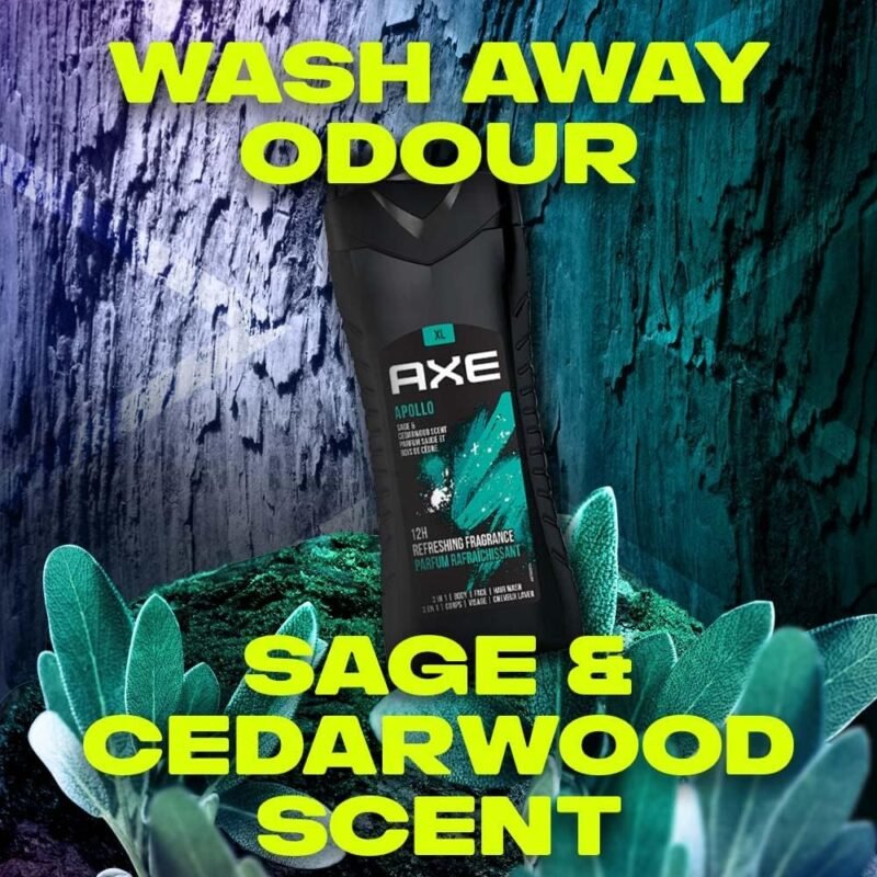 Axe Apollo 3in1 Shower Gel 250 Ml