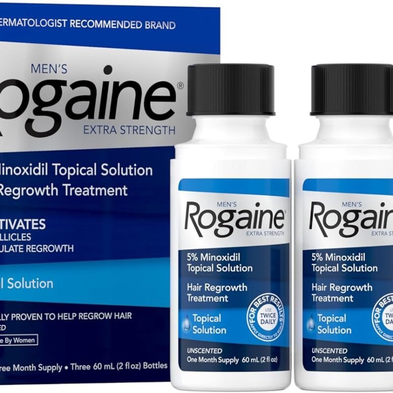 Rogaine Men's Extra Strength Solution, 2 Oz (Pack of 3)