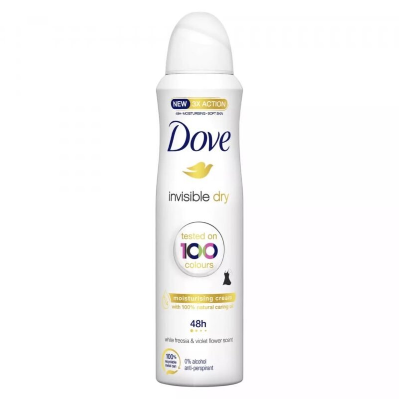 Dove deodorant spray 250 ml. Invisible dry
