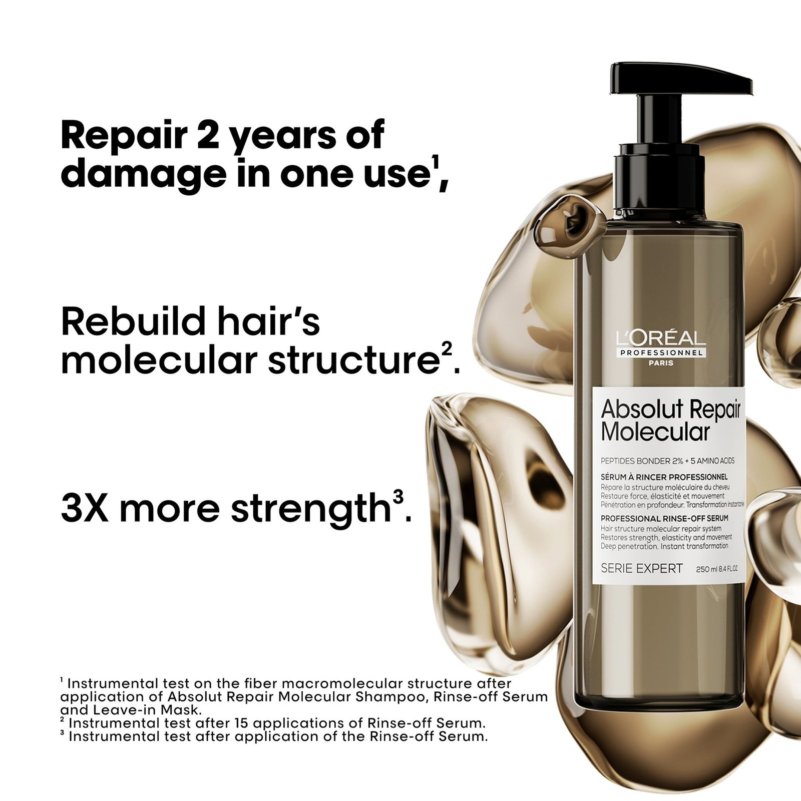 L'Oreal Absolut Repair Molecular Rinse-Off Serum 250ML - Image 2