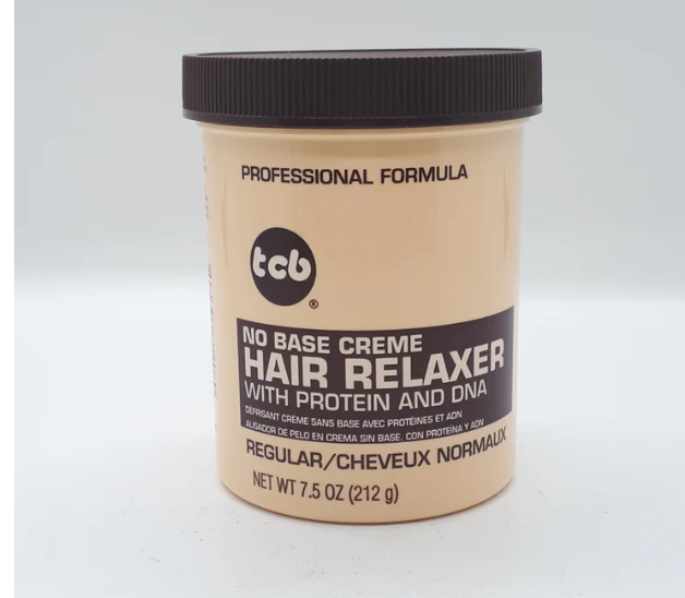 TCB No Base Creme Hair Relaxer with Protein and Dna (Super) 212 g