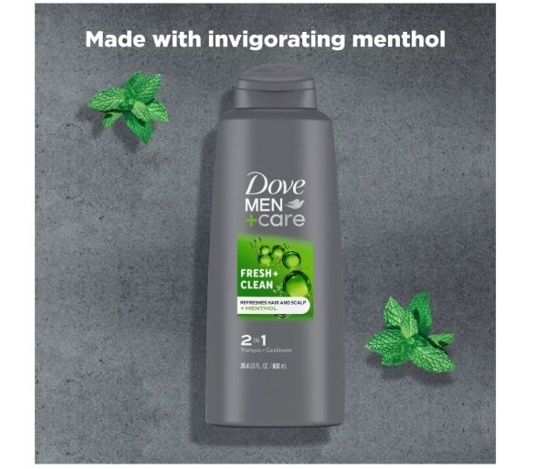 Dove Men+Care Fresh and Clean 2-in-1 Shampoo + Conditioner