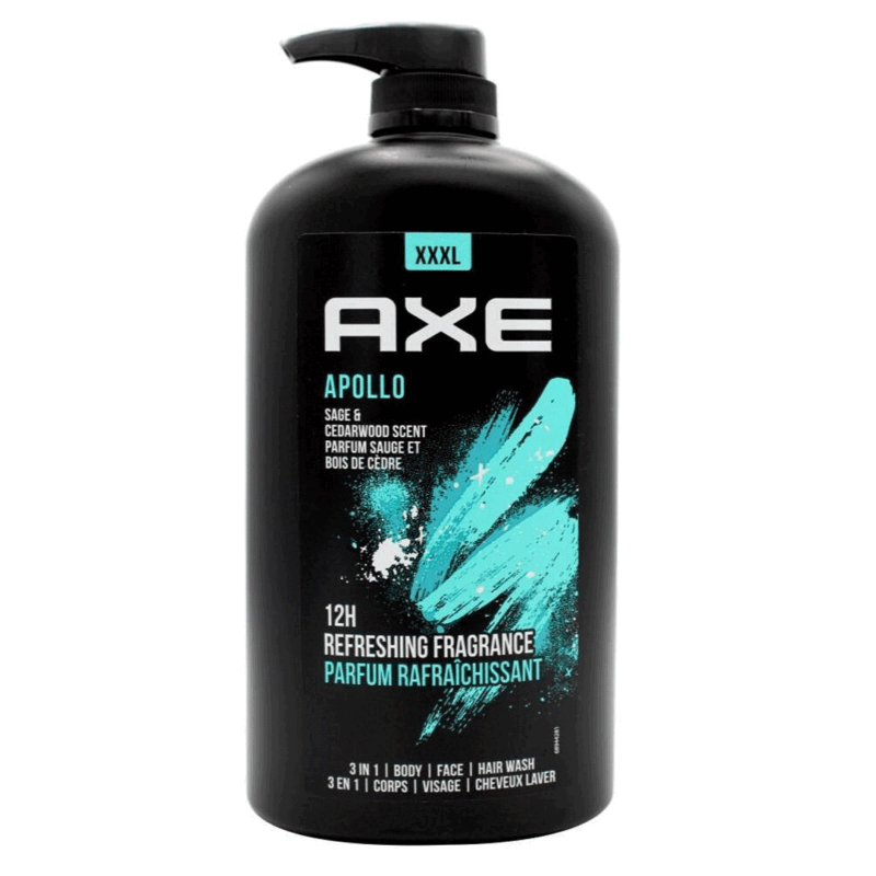 AXE BODY WASH APOLLO SCENT 1 LT