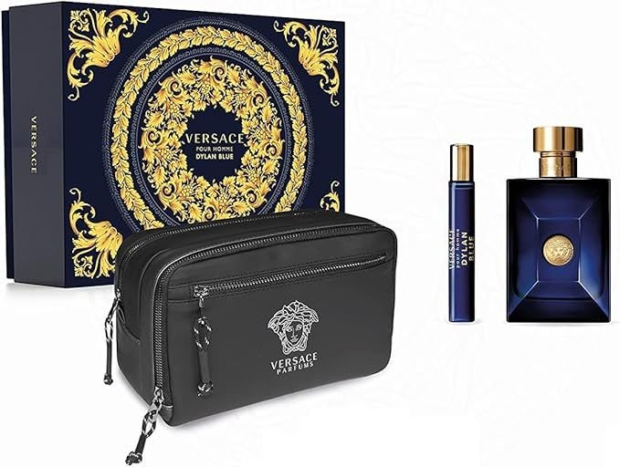 VERSACE DYLAN BLUE EDT 100 + TRAVEL SPRAY 10ML + GWP