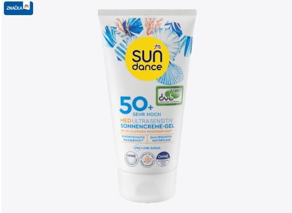 SUNDAY Sunscreen cream gel Med Ultra Sensitive OF 50+, 150 ml