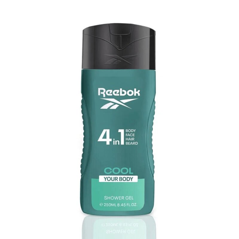 REEBOK Shower Gel Hair & Body Cool Your Body Aloe & Ginger Man 4 in 1 250 ml