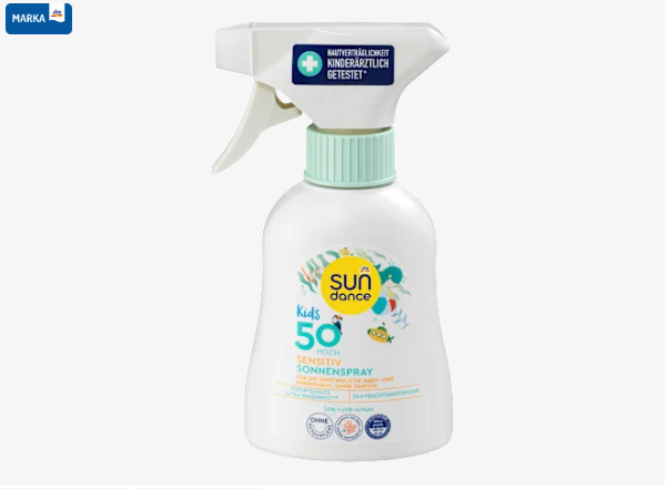 SUNDAY SENSITIV Kids SENSITIV spray to protect children's skin from the sun, SPF 50, 200 ml