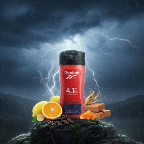 Reebok Active Your Sense 4-in-1 Body Wash - 250ml