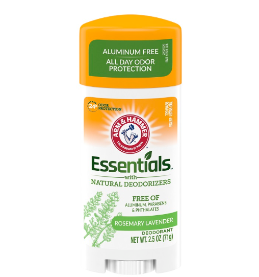 Arm & Hammer Essentials Natural Odor Control Deodorant with Rosemary & Lavender - 73g Unisex