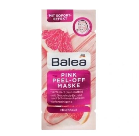 BALEA PINK PEEL OFF FACE MASK (2*8ML)