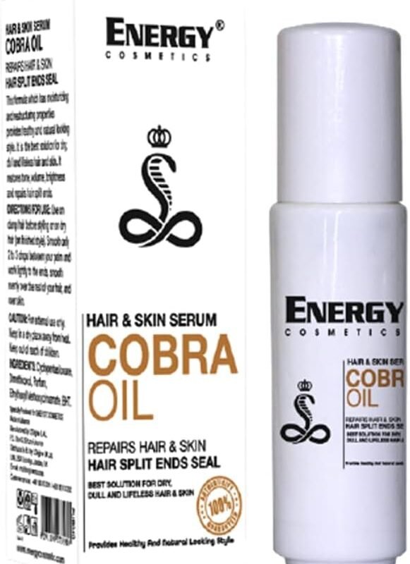 Energy Cosmetics Energy Cobra Oil Hair & Skin Serum | 60 Ml