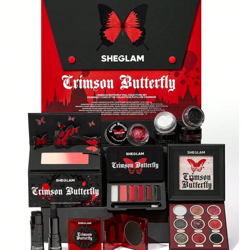 sheglam Crimson Butterfly Full Collection Set