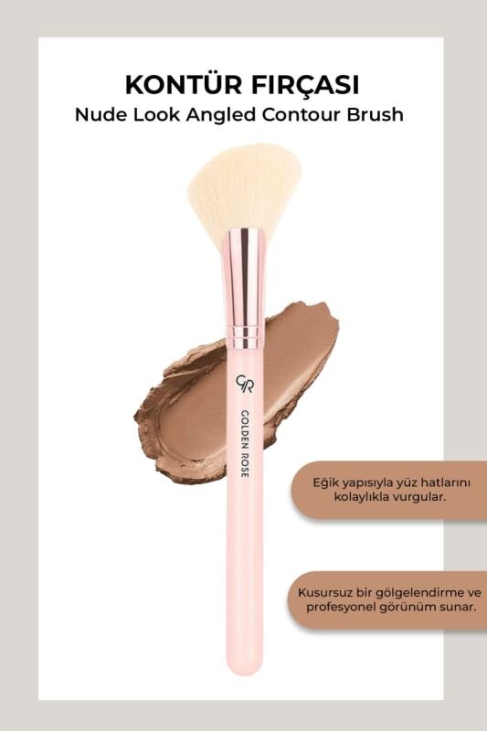 Golden Rose Angled Contour Brush