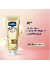 vaseline healthy bright gluta-hya serum burst lotion flawless bright