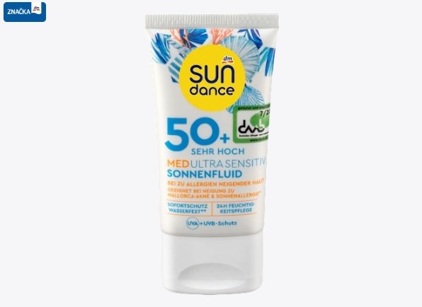 SUNDAY MED Ultra Sensitive Sunscreen Fluid SPF 50+, 50 ml