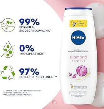 Nivea Care And Diamond Shower Cream 500ml.