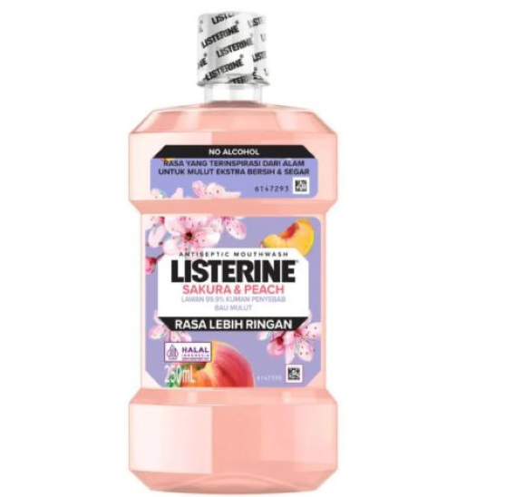 Listerine Antiseptic Mouthwash with Sakura and Peach 250ml