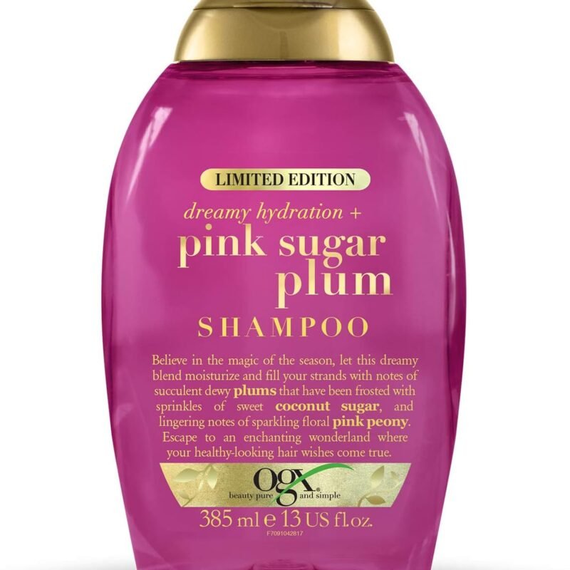 OGX Pink Sugar Plum Shampoo, 385 ml