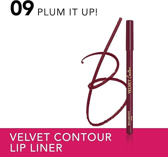 Bourjois Velvet Contour Lip Liner - 09 - Plum it up!, 1.14g