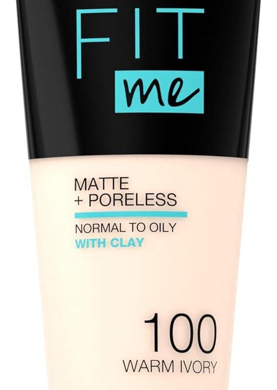 Maybelline New York Fit Me Matte Poreless Mixture - 100 Warm Ivory-30