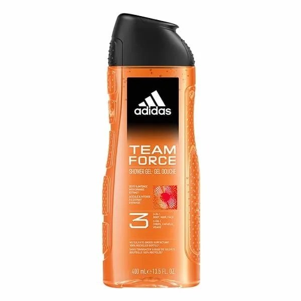 Adidas Team Force Shower Gel 3-In-1