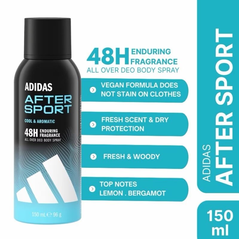 After Sport Cool & Aromatic – Adidas – 150 mL