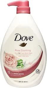 Dove Rebalancing Go Fresh Body Wash, Rose Soothing Scent, aloe vera