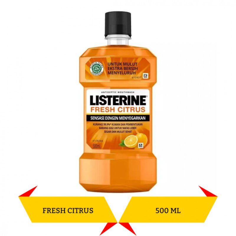 Listerine Ultraclean Fresh Citrus Mouthwash 16 oz. In Stock Ships Next Day
