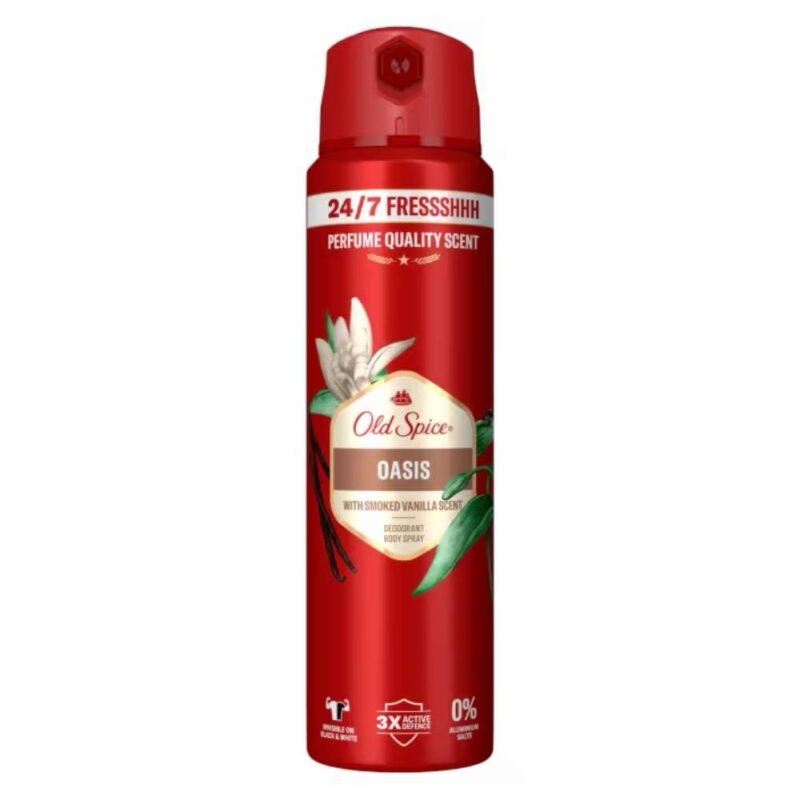 OLD SPICE OASIS WITH SMOKED VANILLA SCENT SPRAY 150ML