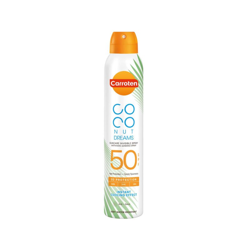 Carroten Coconut dreams sunscreen face mist high, spf50 200ml