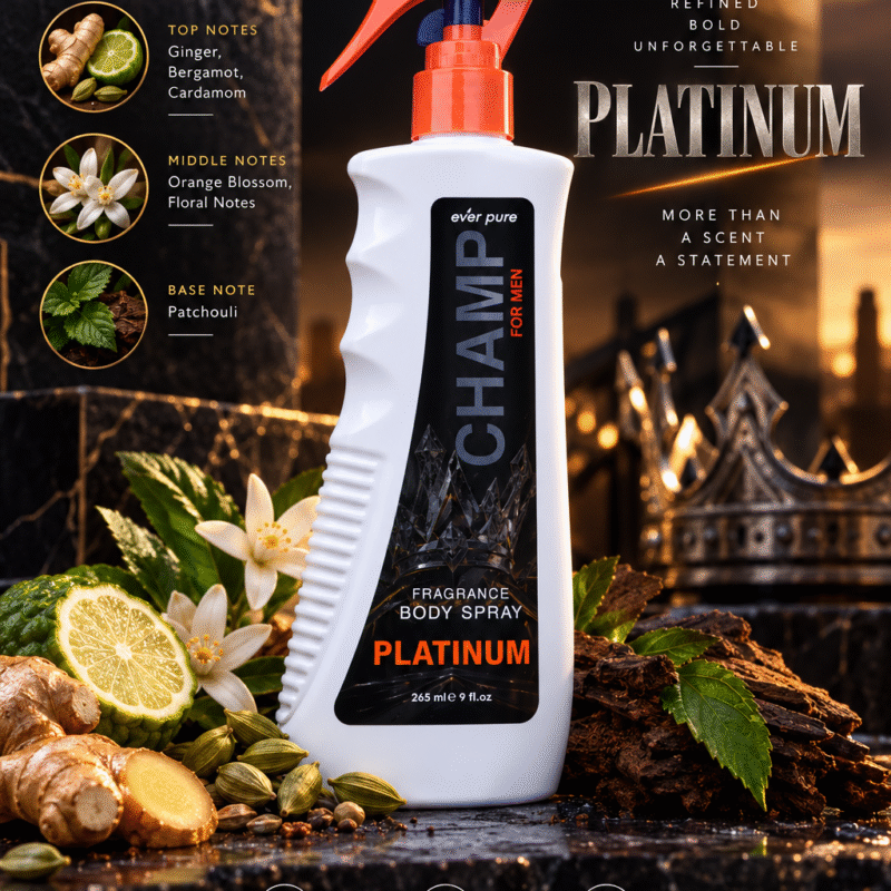Champ Platinum fragrance mist 265 ml