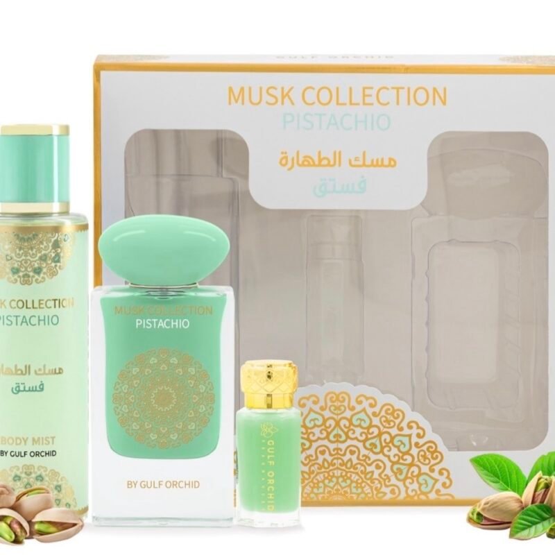 MUSK COLLECTION GIFT SET 3PCS- pistachio