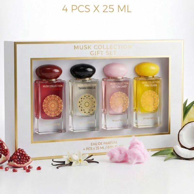 Musk Collection Velvet Edition Gift Set EDP 4 x 25 ml – Gulf Orchid