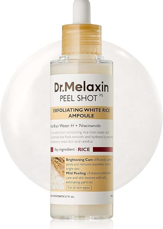 Dr.Melaxin Peel Shot Exfoliating White Rice Ampoule 80ml